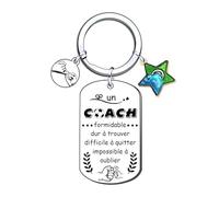 YJYJZX Coach Porte clef Cadeau coach cadeaux coach sportif homme coach cadeaux sportif femme basket cadeau coach crossfit d'équitation
