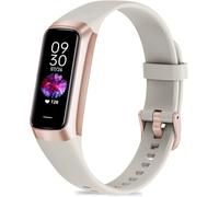 YJYK Tracker d'activité avec moniteur de fréquence cardiaque 24h/24, 7j/7, oxygène dans le sang, moniteur d'activité avec écran couleur AMOLED tactile de 2,8 cm, plusieurs modes de sport, compteur de