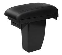 YJYWZH Accoudoirs pour Peugeot 2008 Accoudoir Couche Double Boîte d'accoudoir Consoles Stockage Boîte Années d'adaptation 2012-2018(Noir)