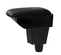 YJYWZH pour Dacia Sandero Stepway Logan 2 Sandero 2 Accoudoir Central Double Couche Noir Console d'accoudoir Rangement