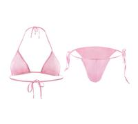 YJZQ Bikini Sissy pour Hommes Ensemble Soutien-Gorge et String Respirant Thong Hot sous Vêtement Ensembles de Lingerie Peignoir de Nuit Homme Pyjama Cosplay Culotte Ficelle Costume de Bain Halloween