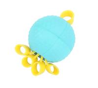 YJZQ Boule d'Entraînement flexible des doigts avec Bandes de résistance Set Aide ré-éducation de la main pour forcer et étirer des doigts Soulagement du Stress des muscles (Bleu(10lb))
