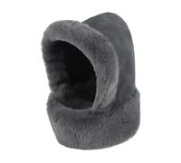 YJZQ Cagoule Fausse Fourrure Chapeau Balaclava Bonnet Capuche Cagoule Cache Oreille Complet de Tour Cou Masque Tricoté Hiver Casquette pour Ski Moto Cyclisme