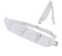 YJZQ Ceinture de pèlerins à La Mecque Homme Sac banane Blanc Sac de Taille de Ceinture Hajj et Omra avec Poches pour fixer Serviettes Ihram-150cm