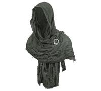 YJZQ Châle à Capuche Foulard Capote post-apocalyptique Châle médiéval Renaissance Écharpe Grande Cagoule Unisexe Serviette en Keffieh Outdoor 185x52CM
