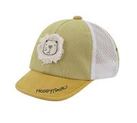 YJZQ Chapeau bébé garçon Casquette Anti UV Bébé Casquette à Visière en Coton pour Fille Garçon Enfant Chapeau de Soleil Mignon Lion Casquette de Réglable 3-20mois
