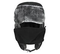 YJZQ Chapka Montagne Enfant Bonnet Hiver de Russie Chapeaux Imperméable Enfants Cagoule Chaude Couvre Visage pour Cyclistes Ski Randonnée Montagne Anti Vent Neige Froid