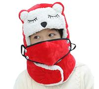 YJZQ Chapka Montagne Enfant Bonnet Hiver de Russie Chapeaux Imperméable Enfants Cagoule Chaude Couvre Visage pour Cyclistes Ski Randonnée Montagne Anti Vent Neige Froid