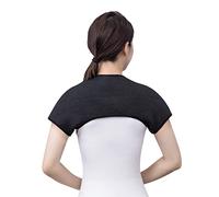 YJZQ Chauffe épaule Châle Chaud Protège épaule Sous Manteau Mini Veste pour Bureau Office Bandage d'épaule Thermo Cape des épaules Epaulière pour Chaud Gris Foncé(XL)