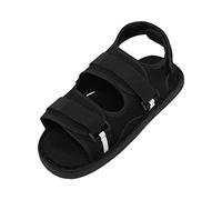 YJZQ Chaussure de plâtre 1pcs Gauche/Droite Enfant Chausson pour Pied Fracture Chausson Fille garçon Ajustable Soulier de Pied à plâtre avec revêtement imperméable Noir 26.5cm