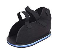 YJZQ Chaussure Post-opératoire Large Chausson Unisexe pour pied Enflé avec Sangle réglable Chaussure Ouvert Pantoufle Soin Pides Chaussons orthopédiques