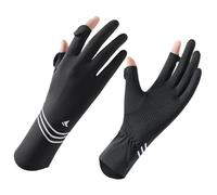 YJZQ Femme Gants de Conduite Anti Glisse Hyper léger Gants en tissu Respirant Tactile 2 Doigts libéré À Écran Taille Unique pour Moto, Décapotable, Jardinage chic