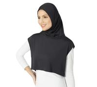 YJZQ Femme Niqab Turban Style Châle Hijab Prêt À Porter Foulard une pièce Bandana avec écharpe Bonnet Hijab Islamique Femme Musulman pour Madrassa Mosquée Quotidien Taille Unique