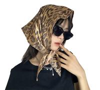 YJZQ Femme Turban Triangle Echarpe Serre-Tête Cool Fille Bandanas Punk Mouchoir Serre-Tête Multi-Usages pour foulards, bandeaux, bracelets, nœuds papillon 60cm