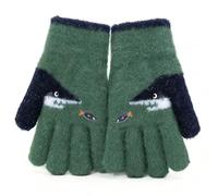 YJZQ Gants tricotés pour enfants 7-12ans en Peluche modèle Requin Hiver gants chauds élève moufle pour Ski en vacances et aller au l'école