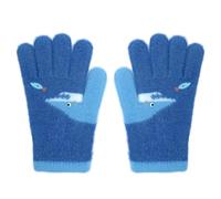 YJZQ Gants tricotés pour enfants 7-12ans en Peluche modèle Requin Hiver gants chauds élève moufle pour Ski en vacances et aller au l'école