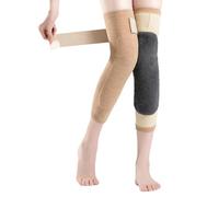 YJZQ Genouillères Chaudes Polaires avec Sangle Réglable Hiver Genouillères Long Fixer à scratch gène Protège Genou pour Hiver Outdoor Moto Vélo Sport