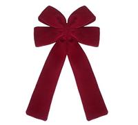 YJZQ Grands Nœuds Papillon 30X54CM 1PCS Nœuds de Ruban en Velours modèle Ruban Papillons pour Décoration Arbre Sapin de Noël Mariage, Fête, Jardin, fenêtres, couronnes, Murs