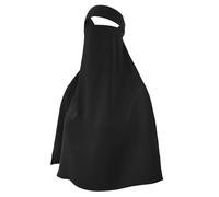 YJZQ Hijab Cache Visage Masque Niqab Bandana Islamique Femme Foulard Musulman pour Madrassa Mosquée Quotidien Couverture écharpe Style Moyen-Orient 70x69cm