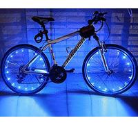 YJZQ LED pour Roues de Vélo Équipement Bicyclette Équitation de Lampe éclairage d'avertissement Ampoules pour Rayons de Roue de Vélo avec des LED Coloré