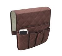 YJZQ Organisateur d'Accoudoir Canapé Chaise économie Espace Sac Suspendu Rangement de Sofa Housse de Fauteuil Sac Accoudoir pour Télécommande DVD Lunettes Boisson Collations Téléphone Magazines