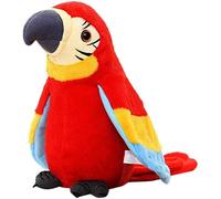 YJZQ Perroquet Apprendre à Parler Peluche Enregistrable Poupée électriques Mignon Oiseaux Parlant Danse Perroquet