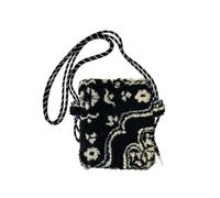 YJZQ Sac à bandoulière Portefeuille pour téléphone 6,5", clé, monnaies Sac de plage Sangle amovible Mini sac à épaule Pochette peluche Style adorable