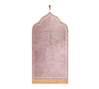 YJZQ Tapis de Prière Musulman en Velours - Ramadan Tapis de Sol Tissu Solide - 60x110cm Portable et Robuste pour sous Chaise d'ordinateur, dans la Chambre, au Bureau, au lit à la Mosquée