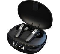 YK52 Écouteurs sport intra-auriculaires sans fil, BT 5.3/Son stéréo/Auto-Pairing, noir