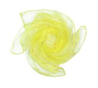 YKAFADE Lot de 12 chiffons de jonglage carrés 60 x 60 cm - Pour jonglage - Pour la gymnastique, le jonglage - Pour outils sensoriels - Pour la maternelle et les spectacles d'enfants - Jaune