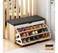 YKCITSQTR Armoire à Chaussures, avec tiroir caché et étagères Ouvertes - Rack de Chaussures d'entrée Autonome pour Le Couloir et Le Rangement du Salon - Organisateur de Cubby Haut pour Appartements