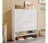 YKCITSQTR Armoire à Chaussures en Bois Moderne avec tiroir Slim Independent Shoe Stockage pour Couloir et E Hidden Flip-Top Cube Disphector-Salon Amovible Space Savorine Design.