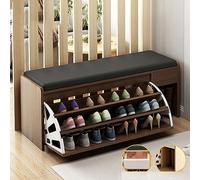 YKCITSQTR Armoires de Rangement à Chaussures Houmway Slim Armotboards Armoires Halways Slimline , Entrée d'armoire à Chaussures en Bois avec tiroir caché et étagères Ouvertes.