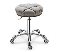 YKCITSQTR Chaise de Bureau pivotante, Chaise de Bureau d'ordinateur Accent rembourré avec des Jambes en Acier, Chaise de vanité pivotante réglable en Hauteur pour Le Bureau, Chambre à Coucher