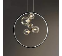 YKCITSQTR Chandelier d'escalier créatif, Lustre de personnalité, G9 + LED Nordic Modern Bubble Chandelier, Bar Lampe, Salle Spairs Chambre, Simple de Chevet de Mode. 40 * 150cm