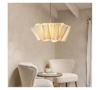 YKCITSQTR Chandelier, V-Intage Wind Chandelier Pendante à ladlonage des Tissus à la Main pour Le Salon Restaurant de l'hôtel Designer Hanging Light (Light Warm 3000K, D40cm)