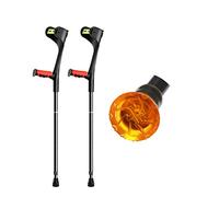 YKCITSQTR Criques d'avant-Bras, béquilles pour Adultes, béquilles ergonomiques pour la Marche, Alliage d'aluminium léger, réglable en Hauteur, Marcheur équilibré pour Les Enfants, Les Hommes, Les