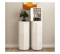 YKCITSQTR Gold 306 ° Tour de Chaussures tournantes Armoire de Rangement Vertical Moderne pour l'entrée Design Simple 35 cm x 210cm d'espace Sauveillance de la Solution Lazy Susan