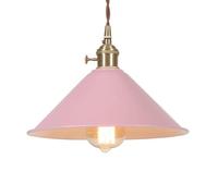 YKCITSQTR Luminaires Suspendus industriels colorés, pendante Nordique de Base de Base Nordique - lustres de Plafond en Fer en Fer Vintage pour Cuisine, Bar et Chambre à Coucher (Bleu)