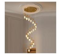 YKCITSQTR Lustre, Lustre en Cristal décorant Moderne, Pendant d'escalier, Feux de Suspension du Salon, éclairage intérieur (10 têtes)