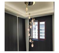 YKCITSQTR Lustre, Lustre en Cristal décorant Moderne, Pendant d'escalier, Feux de Suspension du Salon, éclairage intérieur (10 têtes)