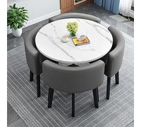YKCITSQTR Petites Tables de Salle de conférence fixées pour la Table Ronde et la Chaise de réception de Bureau pour négociation Commerciale, Meubles de Table Basse pour réunion de Club
