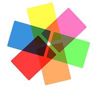 YKING Lot de 6 superpositions de couleur A4 pour aider / soutenir / aider à la lecture - Excellent outil de lecture pour la dyslexie, le syndrome d'Irlen, le TDAH et pour réduire le stress visuel