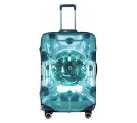YKJJFVZ Abstraction Biologie Chimie Imprimer Valise Protecteur pour Voyage, Élégant et Housse de Protection pour Bagages, blanc, Small