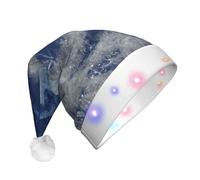 YKJJFVZ Blue Moon01 Chapeau de Noël, chapeau de Père Noël, chapeau de Noël classique, pour fête du Nouvel An