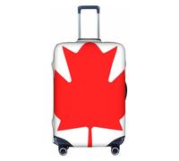 YKJJFVZ Housse de protection élégante et protectrice pour valise, motif drapeau canadien, blanc, X-Large
