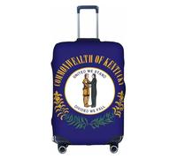 YKJJFVZ Housse de protection élégante et protectrice pour valises Motif drapeau de l'État du Kentucky, blanc, X-Large