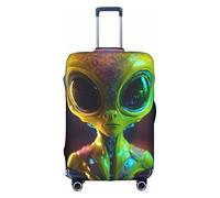 YKJJFVZ Housse de protection élégante et protectrice pour valises Motif planète Alien, blanc, Small