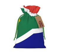 YKJJFVZ Pochettes à bijoux avec cordon de serrage Motif drapeau de l'Afrique du Sud - Taille moyenne
