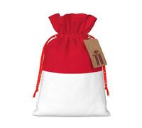 YKJJFVZ Pochettes à bijoux avec cordon de serrage Motif drapeau de Monaco Taille M